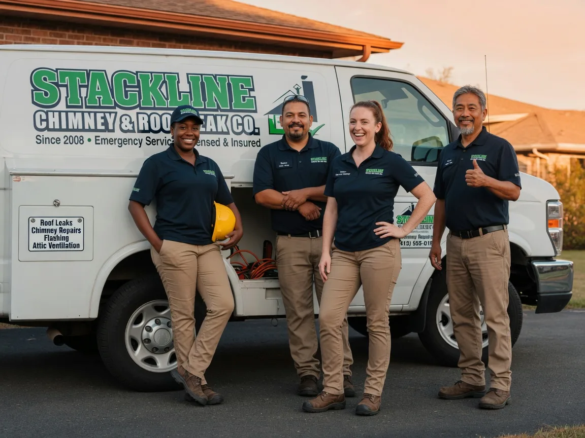 Chimney flashing repair company in Rochelle, GA